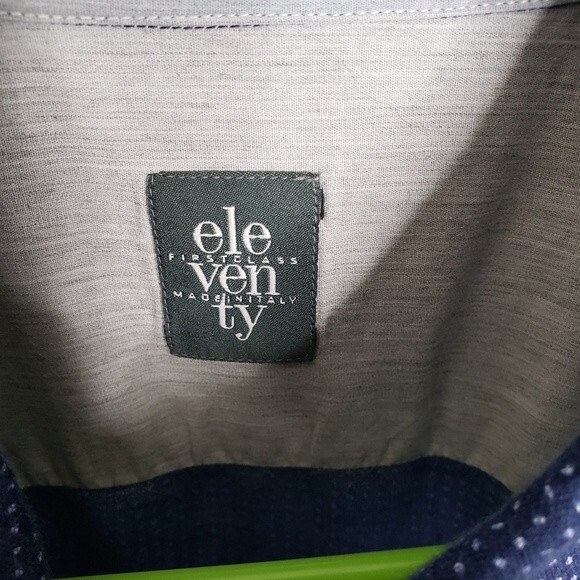 Eleventy First Class Mens Long Sleeve Button Down Shirt Size XXL - Picture 6 of 7